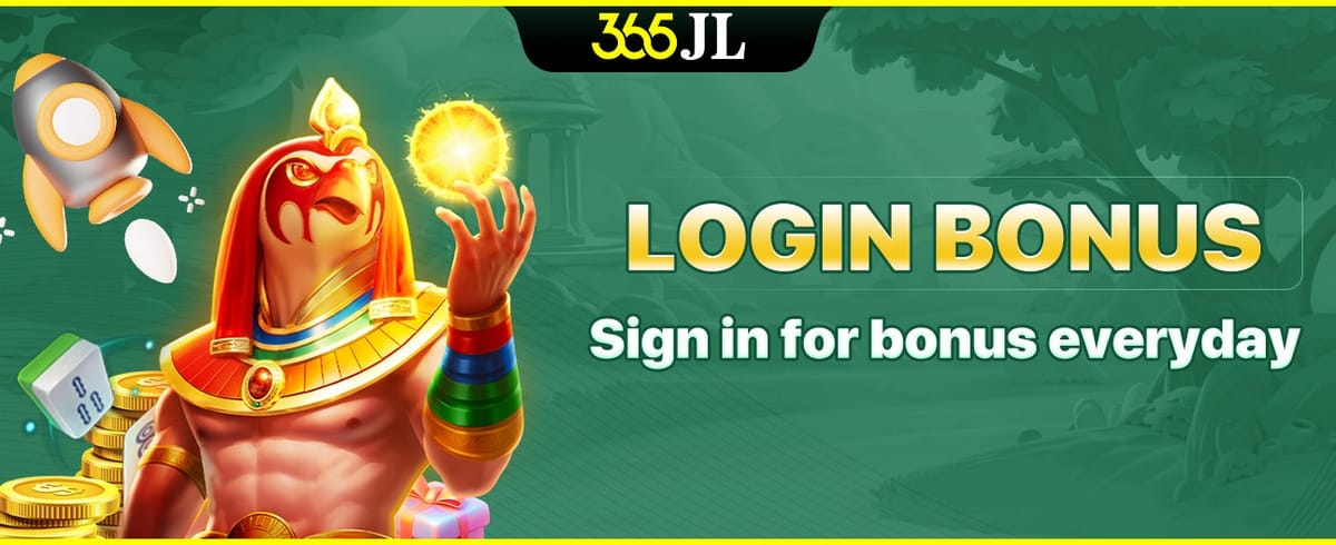 Daily Login Bonus promotion banner